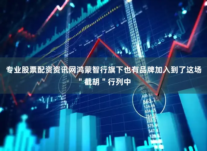 专业股票配资资讯网鸿蒙智行旗下也有品牌加入到了这场＂截胡＂行列中